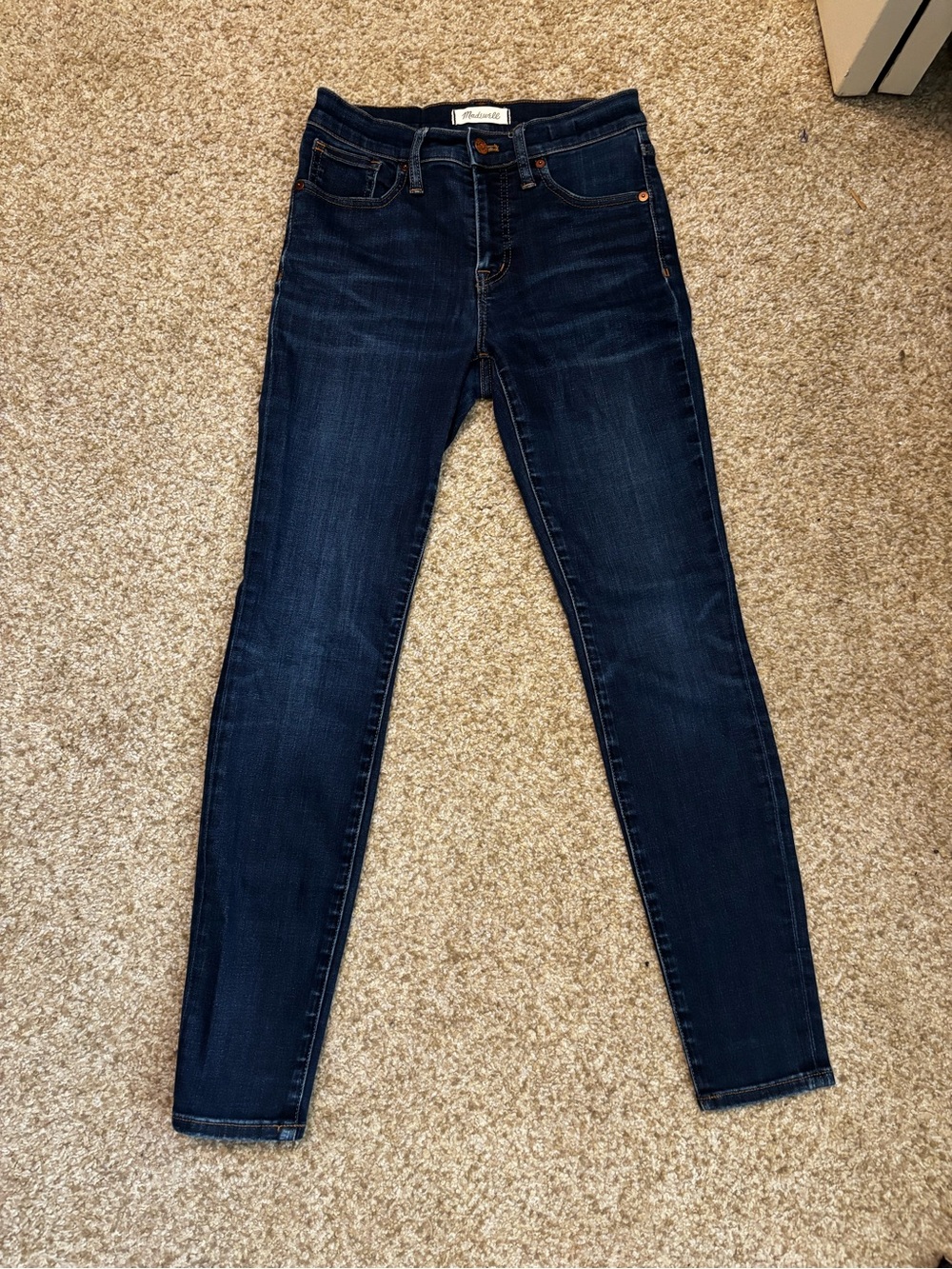Madewell Dark Indigo Skinny Jeans